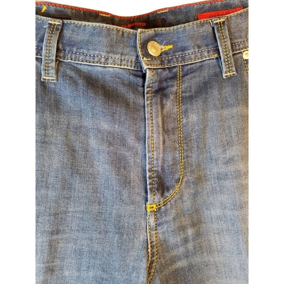 ALBERTO JEANS STONE MODERN Fit Dynamic super fit Blue Men's SIZE 34W/28L - Picture 4 of 9